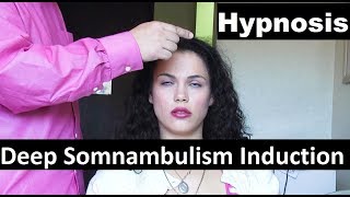 How to induce a deep somnambulism state with hypnosis [upl. by Tarabar]