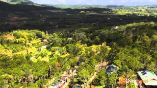 FlyOverHotel  Lakaz Chamarel Exclusive Lodge Long [upl. by Anicnarf272]