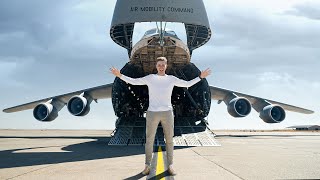 Inside The Air Forces Largest Airplane  C5 Super Galaxy [upl. by Ahseiat]