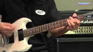 Gibson SG J Series Electric Guitar Demo  Sweetwater Sound [upl. by Bertle]