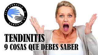 Tendinitis 9 verdades que debes conocer [upl. by Connie]