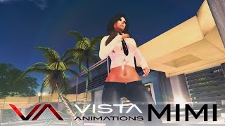 VISTA ANIMATIONS  Mimi AO Second Life [upl. by Jarrow]