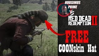 How to get a Free COONSKIN HAT in Red Dead Redemption 2 [upl. by Eixam]