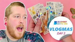 Novembers FINAL Cash Stuffing  Vlogmas day2  Budget with Ira [upl. by Spector]