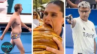 Top 10 Hilarious Viral Moments from the Paris Olympics 2024 [upl. by Verdi]