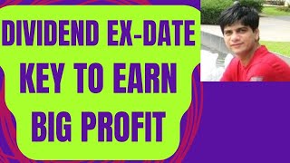 How to make profit using ExDividend date [upl. by Doscher]