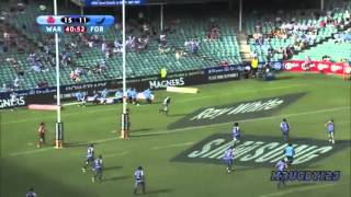 Waratahs Vs Force Highlights  Rd 2 2014 [upl. by Anialam]