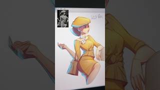 Stylized drawing Digital art painting illustration art arttutorial illustration drawing [upl. by Eelrebma]