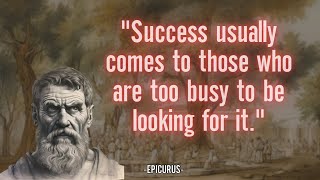 Epicurus on Success The True Path Explained [upl. by Elehcin]