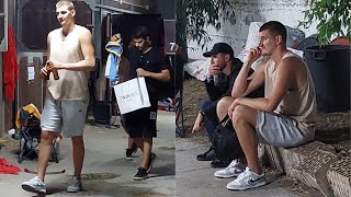 Nikola Jokic Drinks BEER on the SIDEWALK [upl. by Oxley]