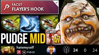 🔥 24 Minutes  47 Flesh Heap  Pudge vs Arc Warden Mid  Pudge Official [upl. by Gerson]