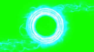 FREE HD Green Screen GLOWING CIRCLE REVEAL [upl. by Emmit]