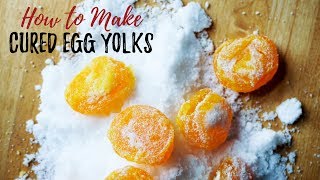 Cured Egg Yolk Recipe  How To Make Cured Egg Yolks [upl. by Napoleon215]