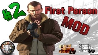 Обзор модов GTA 4 2  Вид от 1ого лица  First Person Mod [upl. by Raynata]