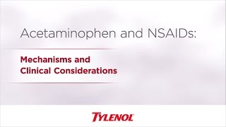 Acetaminophen amp NSAID Differences  TYLENOL® Professional [upl. by Bergerac]