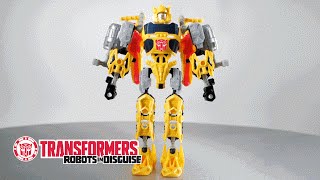 Transformers ConstructBots  Bumblebee Instructional Video  Transformers Official [upl. by Ordnasil]