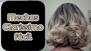 Mechas Loiro Claríssimo Fáci l Felipe Monteiro [upl. by Moule]