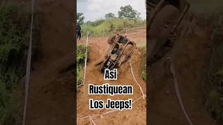 Así Rustiquean los Jeeps 4x4 Todoterreno cars 4x4 [upl. by Ecirtel]