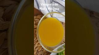 VINAGRETA de MIEL y MOSTAZA 🍯 yoyomismaymiscosas receta [upl. by Marcello]