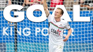 GOAL Thibault Vlietinck maakt de 2  0 tegen KRC Genk [upl. by Llechtim664]