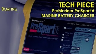 Tech Piece  ProMariner ProSport 6 Amp Marine Battery Charger [upl. by Lienhard]