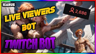 TWITCH LIVE VIEW BOT  1500 VIEWERS  2024 FREE TRIAL [upl. by Purington161]