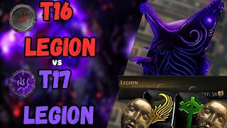 Poe 325  Legion in T17 vs Legion in T16 Spoilers Both Great  1 Divine Profit per map in both [upl. by Hadwyn]