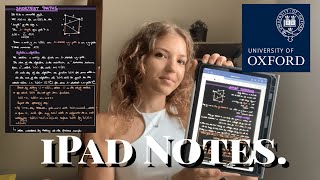 How I take notes on my iPad as a MATHS student at the University of OXFORD [upl. by Teresita]