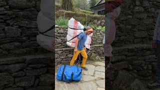 How the Sherpas carry supplies to Everest 🏔️ [upl. by Snyder]