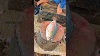 How To Cut A Big Hilsa ilish Fish with Egg By Expert Fish Cutter 😧😦 shorts [upl. by Ahsilem76]