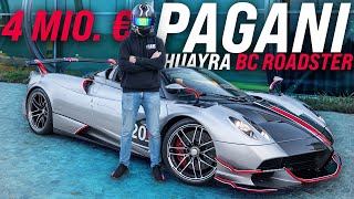 Ich fahre den 4000000€ Pagani Huayra BC Roadster  Pirelli P Zero Trofeo R [upl. by Nylareg]