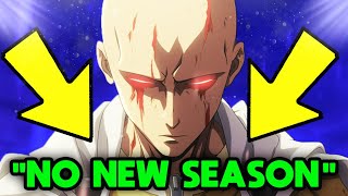 TERRIBLE News for One Punch Man Season 3 From Creator [upl. by Eckel964]