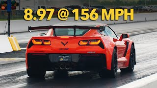 897  156 MPH 2019 ZR1 Corvette 14 Mile [upl. by Sadoc]