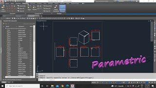 AutoCAD Parametric Part 1 [upl. by Morse226]