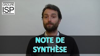 Les 5 clés pour réussir la note de synthèse [upl. by Idas]