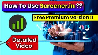 How To Use SCREENERIN Premium For Free   Expained In Detail [upl. by Harewood252]