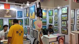 pragati maidan Delhi art exhibition 2024 [upl. by Lambert]