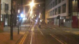 manchester metrolink cab ride nitewmv [upl. by Hatokad667]