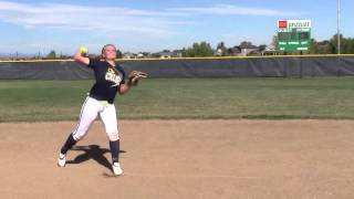 Haley Albers Class of 2019 Shortstop amp OF Skills Video [upl. by Bronk848]