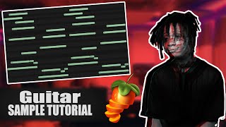 How To Make Crazy Guitar Samples Using A Real Guitar  FL Studio 20 Tutorial [upl. by Annoek]