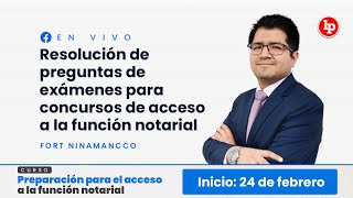 VIVO Resolución de preguntas para concursos de acceso al notariado [upl. by Dinsdale739]