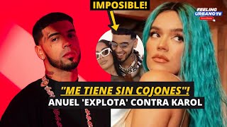 Â¡BOMBAZO Anuel lanza tiraera EXPLOSIVA contra Karol G [upl. by Tol]