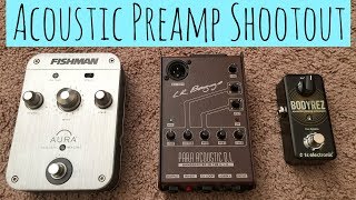 Acoustic Preamp Shootout [upl. by Nazario]