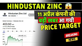 Hindustan Zinc Share Latest News today  hindzinc share latest news  Hindustan zinc news today u [upl. by Aokek680]