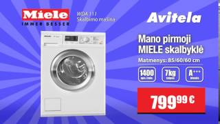 MIELE WDA 111 skalbimo mašina  AVITELA [upl. by Ultun]