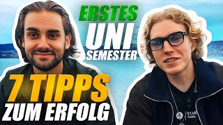 7 TIPPS zum ERFOLG im ersten Semester des Studiums🫡 [upl. by Ranee623]