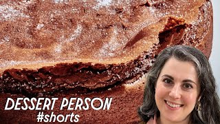 Claire Saffitz Makes Flourless Chocolate Cake shorts  Dessert Person [upl. by Tessil]