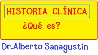 ¿Qué es la Historia Clínica  Clases de medicina [upl. by Thessa]