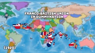 FrancoBritish Union in 1920 Dummynation [upl. by Pavel]