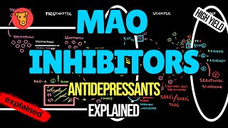 MAO INHIBITORS Mechanism of action Tyramine Cheese effect Side effects Pharmacology [upl. by Nadab723]